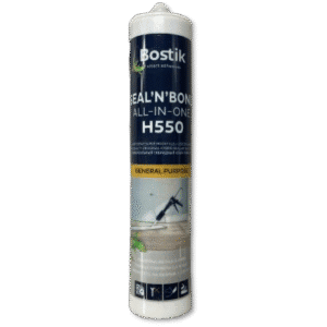 Bostik H550 Seal’N’Bond All-In-One czarny 290 ml – elastyczny klej i uszczelniacz hybrydowy do wielu zastosowań budowlanych