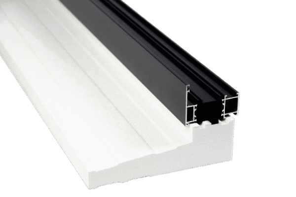Parapet termiczny zewnętrzny POLARYT XPSolid z utwardzonego EPS – widok gotowego elementu do ciepłego montażu okien