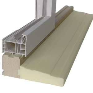 parapet zewnętrzny PURENIT XPS 300— przekrój montażowy